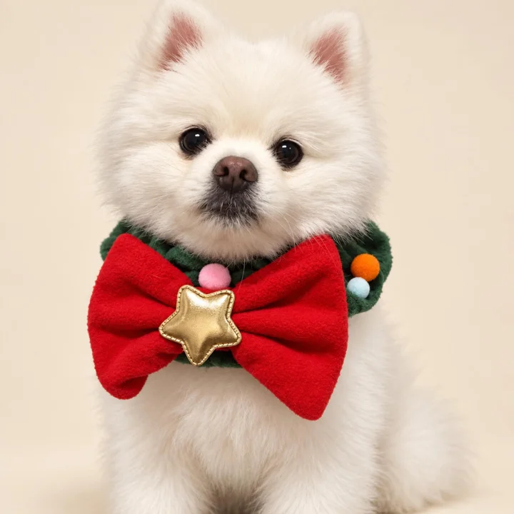Christmas Wreath Pet Collar — gallery photo 2
