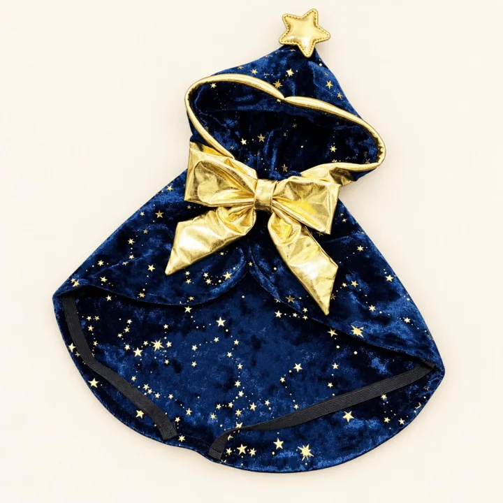 Navy Star Wizard Pet Cape — gallery photo 9